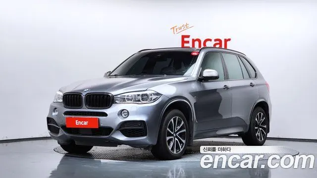 BMW X5 2016 — 140 831 км, серебристо-серый, Корея — под ключ — фото 1