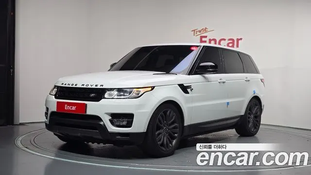 LAND ROVER RANGE ROVER SPORT 2017 — 78 542 км, белый, Корея — под ключ — фото 1