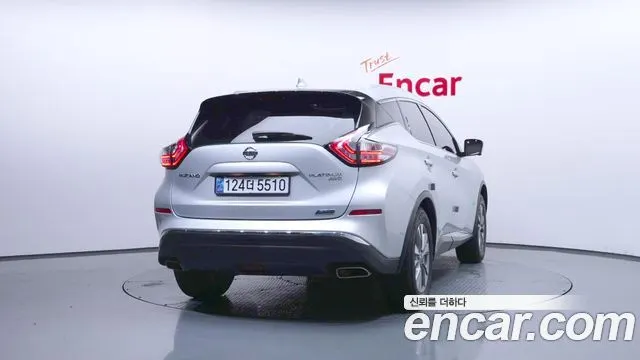 NISSAN MURANO 2016 — 134 945 км, чёрный, Корея — под ключ — фото 4