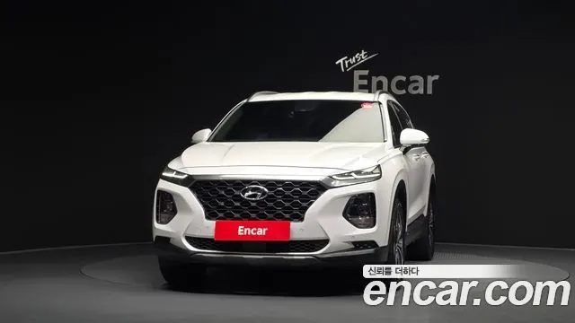 HYUNDAI SANTA FE 2019 — 124 958 км, белый, Корея — под ключ — фото 3