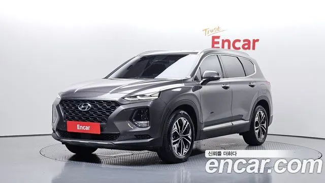 HYUNDAI SANTA FE 2019 — 188 319 км, серый, Корея — под ключ — фото 1