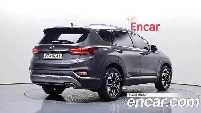 HYUNDAI SANTA FE 2019 — 188 319 км, серый, Корея — под ключ — фото 2