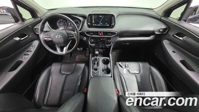 HYUNDAI SANTA FE 2019 — 156 176 км, чёрный, Корея — под ключ — фото 7