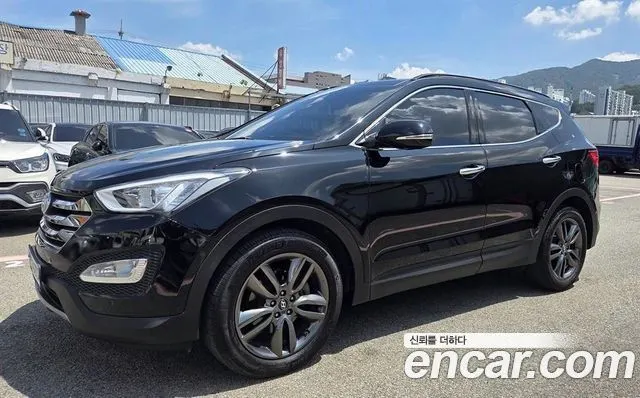 HYUNDAI SANTA FE 2015 — 127 000 км, чёрный, Корея — под ключ — фото 2