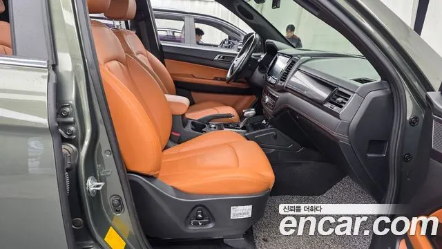 KGM REXTON SPORTS KHAN 2021 — 82 672 км, тёмно-зелёный, Корея — под ключ — фото 11