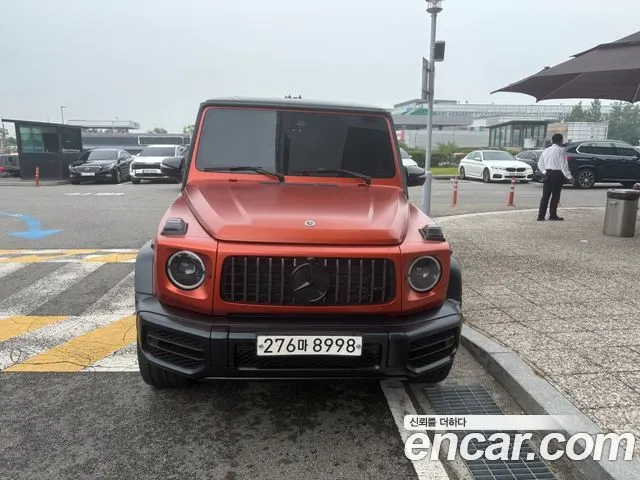 MERCEDES-BENZ G-CLASS W463B 2022 — 42 000 км, красный, Корея — под ключ — фото 1