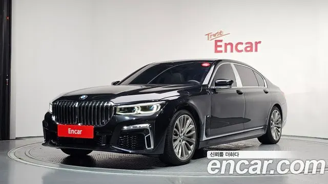 BMW 7 SERIES 2016 — 168 275 км, чёрный, Корея — под ключ — фото 1