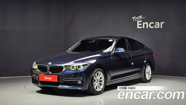 BMW 3 SERIES GT 2018 — 49 964 км, синий, Корея — под ключ — фото 1