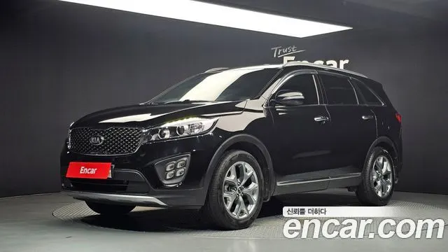 KIA SORENTO 2016 — 132 286 км, чёрный, Корея — под ключ — фото 1