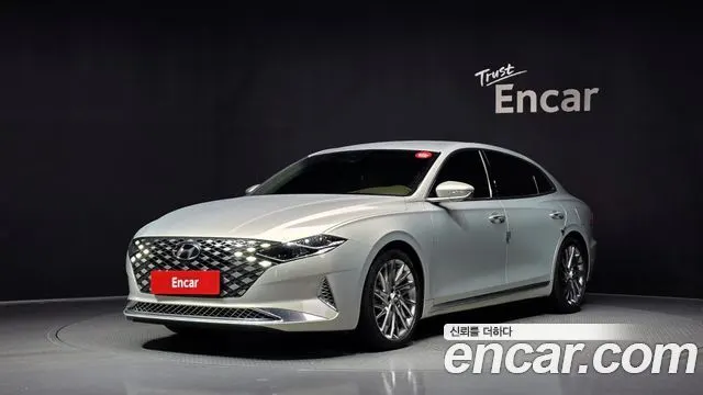 HYUNDAI GRANDEUR 2020 — 49 065 км, белый-перламутр, Корея — под ключ — фото 1
