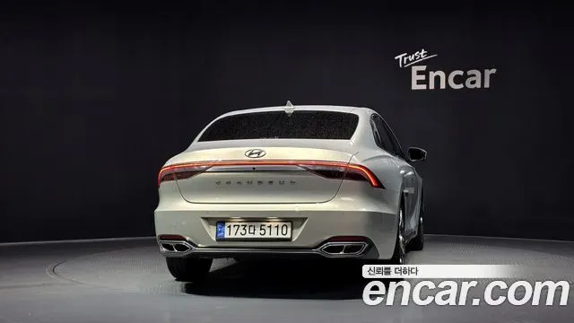 HYUNDAI GRANDEUR 2020 — 49 065 км, белый-перламутр, Корея — под ключ — фото 4