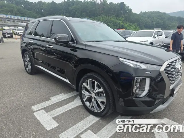 HYUNDAI PALISADE 2022 — 60 000 км, чёрный, Корея — под ключ — фото 4