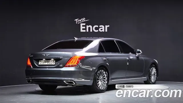 GENESIS EQ900 2016 — 238 356 км, серебристо-серый, Корея — под ключ — фото 2
