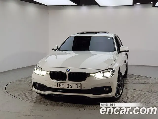 BMW 3 SERIES 2016 — 190 000 км, белый, Корея — под ключ — фото 2