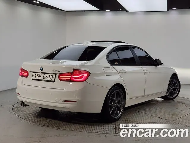 BMW 3 SERIES 2016 — 190 000 км, белый, Корея — под ключ — фото 4