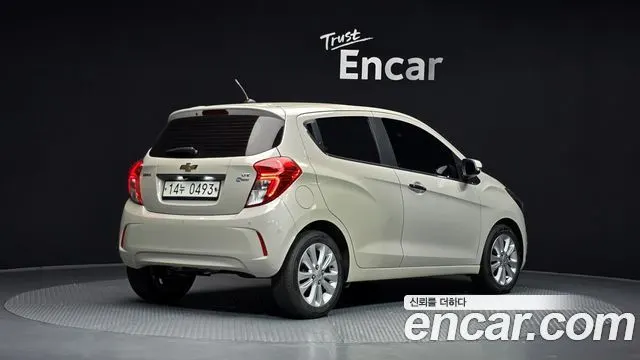 CHEVROLET SPARK 2016 — 96 669 км, белый-перламутр, Корея — под ключ — фото 2