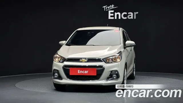 CHEVROLET SPARK 2016 — 96 669 км, белый-перламутр, Корея — под ключ — фото 3
