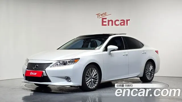 LEXUS ES350 2014 — 65 416 км, белый, Корея — под ключ — фото 1