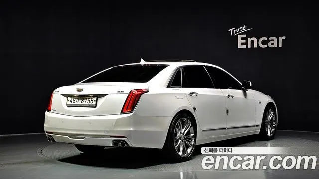 CADILLAC CT6 2017 — 56 115 км, чёрный, Корея — под ключ — фото 2
