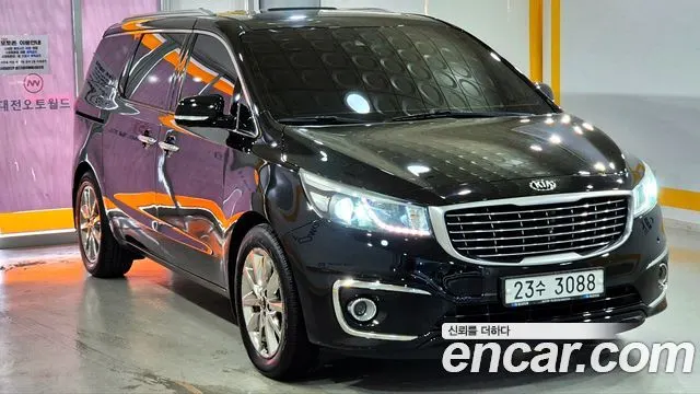 KIA CARNIVAL 2015 — 128 936 км, чёрный, Корея — под ключ — фото 3
