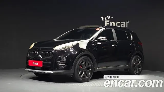 KIA SPORTAGE 2016 — 160 758 км, чёрный, Корея — под ключ — фото 1