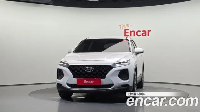 HYUNDAI SANTA FE 2019 — 142 722 км, белый, Корея — под ключ — фото 3