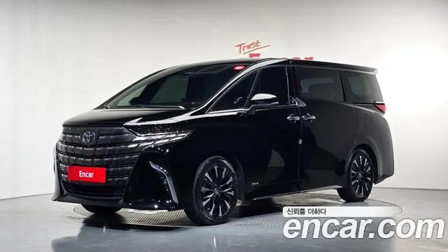 TOYOTA ALPHARD 2024 — 48 527 км, чёрный, Корея — под ключ — фото 1