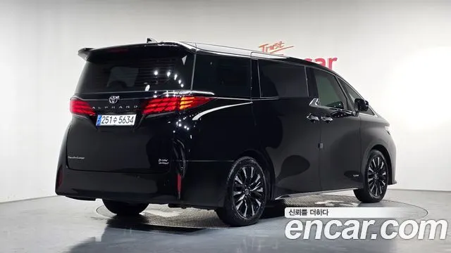 TOYOTA ALPHARD 2024 — 48 527 км, чёрный, Корея — под ключ — фото 2