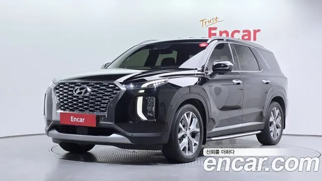 HYUNDAI PALISADE 2019 — 78 056 км, чёрный, Корея — под ключ — фото 1