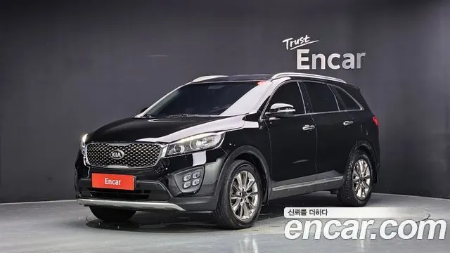 KIA SORENTO 2016 — 192 434 км, чёрный, Корея — под ключ — фото 1