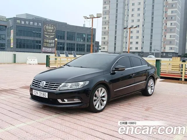 VOLKSWAGEN CC 2013 — 178 300 км, чёрный, Корея — под ключ — фото 12
