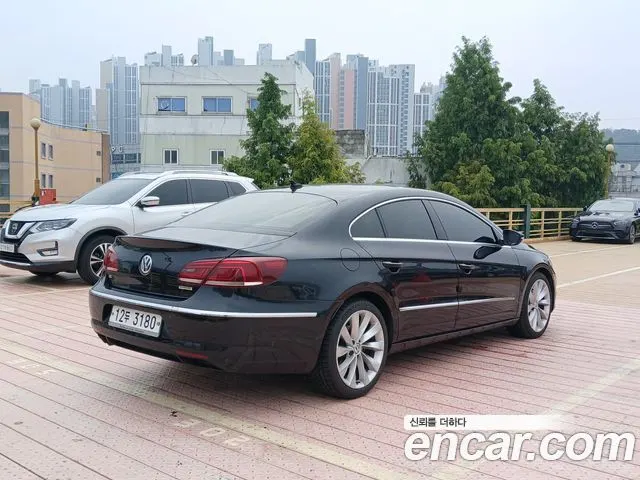 VOLKSWAGEN CC 2013 — 178 300 км, чёрный, Корея — под ключ — фото 4