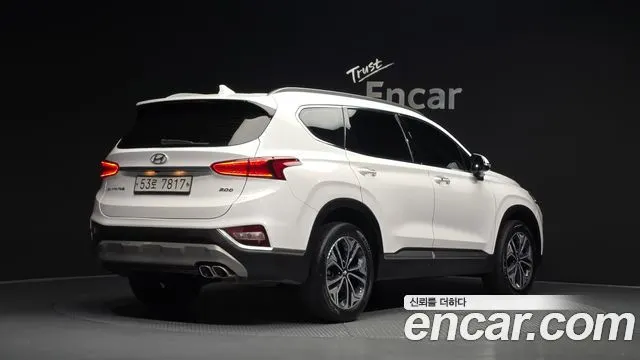 HYUNDAI SANTA FE 2019 — 124 958 км, белый, Корея — под ключ — фото 2
