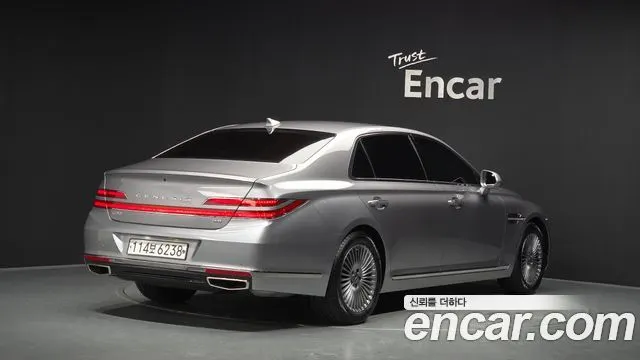 GENESIS G90 2020 — 13 159 км, серебристо-серый, Корея — под ключ — фото 2