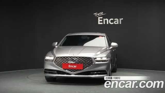 GENESIS G90 2020 — 13 159 км, серебристо-серый, Корея — под ключ — фото 3