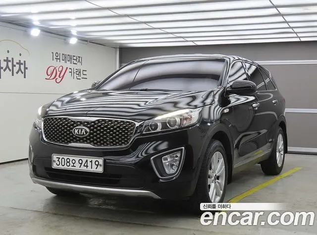 KIA SORENTO 2017 — 182 629 км, чёрный, Корея — под ключ — фото 1