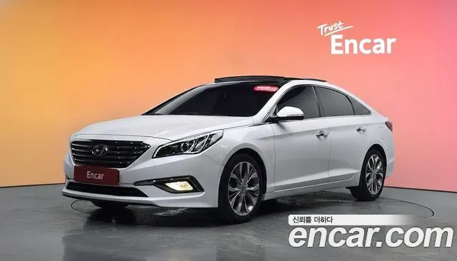 HYUNDAI SONATA 2017 — 154 619 км, белый, Корея — под ключ — фото 2