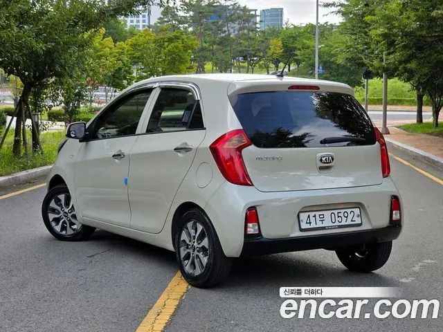 KIA MORNING 2016 — 218 363 км, белый-перламутр, Корея — под ключ — фото 2
