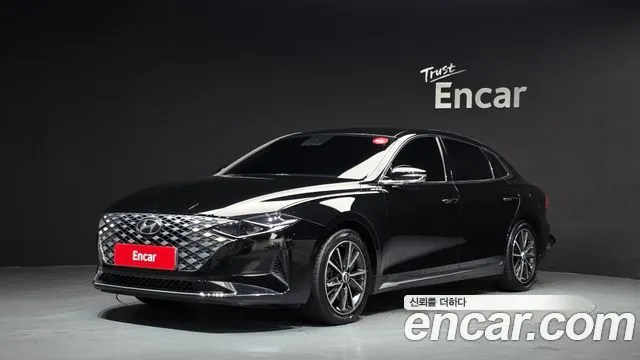 HYUNDAI GRANDEUR 2022 — 93 777 км, чёрный, Корея — под ключ — фото 1