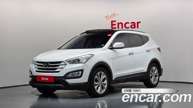 HYUNDAI SANTA FE 2014 — 149 198 км, белый, Корея — под ключ — фото 1