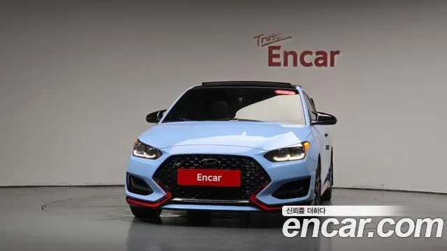 HYUNDAI VELOSTER 2019 — 103 177 км, голубой, Корея — под ключ — фото 3