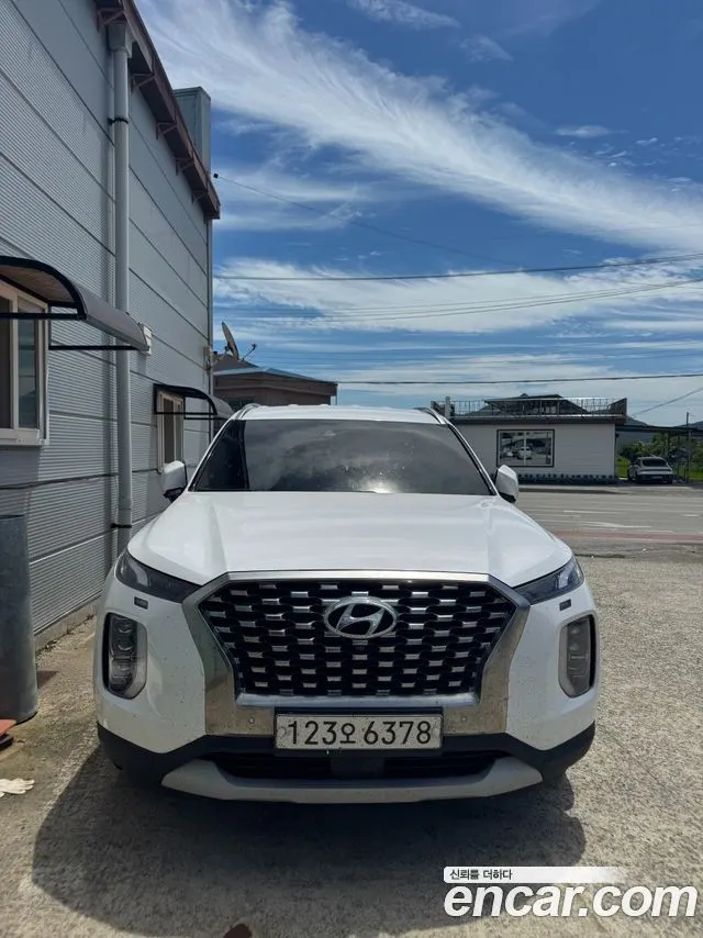 HYUNDAI PALISADE 2019 — 195 000 км, белый, Корея — под ключ — фото 1