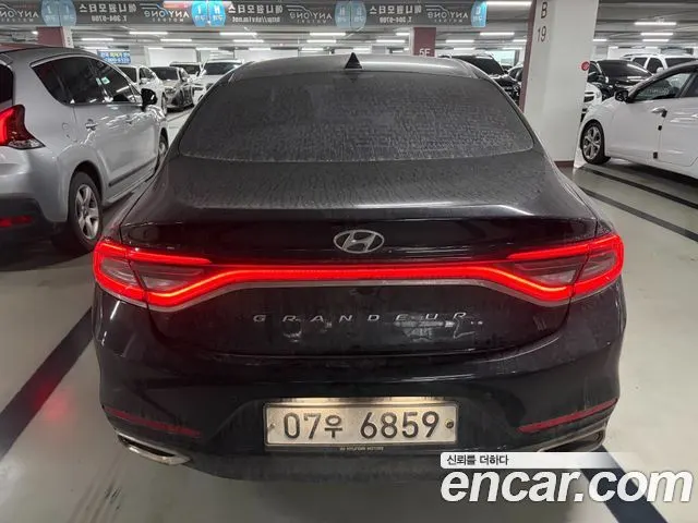 HYUNDAI GRANDEUR 2019 — 94 425 км, чёрный, Корея — под ключ — фото 2