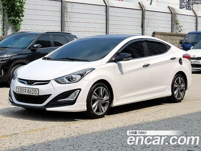HYUNDAI AVANTE 2014 — 106 330 км, белый, Корея — под ключ — фото 12