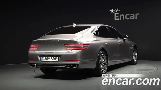 GENESIS G80 2024 — 41 848 км, серебристо-серый, Корея — под ключ — фото 2