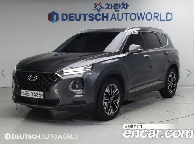 HYUNDAI SANTA FE 2019 — 142 197 км, серый, Корея — под ключ — фото 11