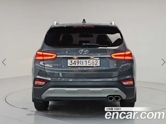 HYUNDAI SANTA FE 2019 — 230 675 км, салатовый, Корея — под ключ — фото 3