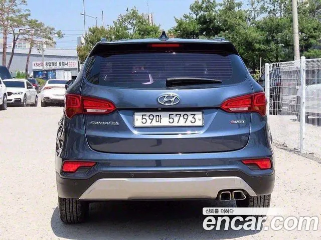 HYUNDAI SANTA FE 2016 — 185 251 км, синий, Корея — под ключ — фото 4