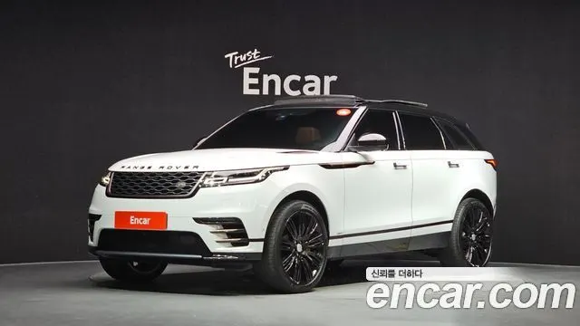 LAND ROVER RANGE ROVER VELAR 2018 — 143 636 км, белый, Корея — под ключ — фото 1