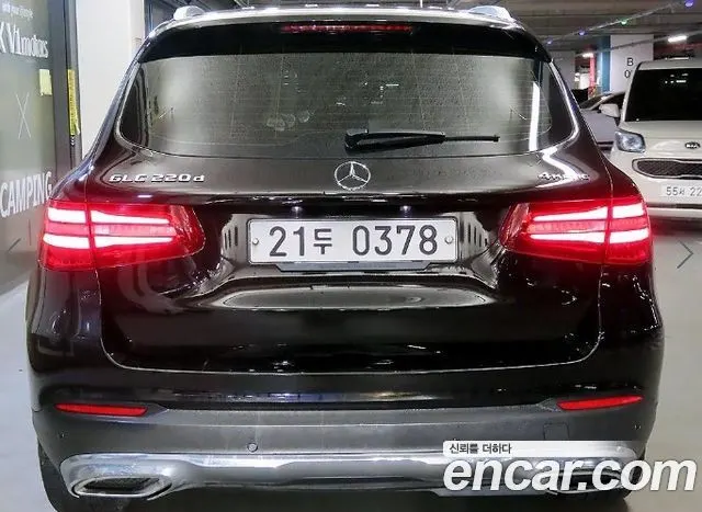 MERCEDES-BENZ GLC-CLASS X253 2017 — 159 867 км, чёрный, Корея — под ключ — фото 5